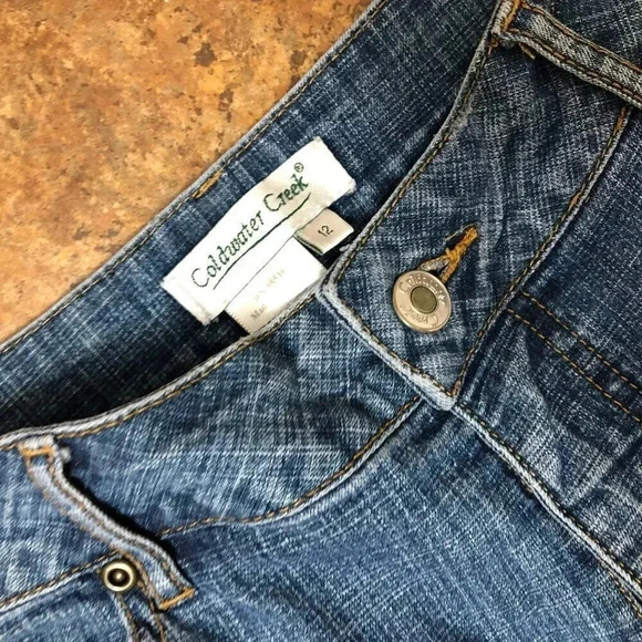 Coldwater Creek Straight Jeans Size 12 - Picture 4 of 5